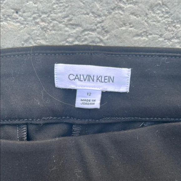 Women’s Calvin Klein Black Skinny Pants Modern Essential Size 12 - Picture 3 of 8